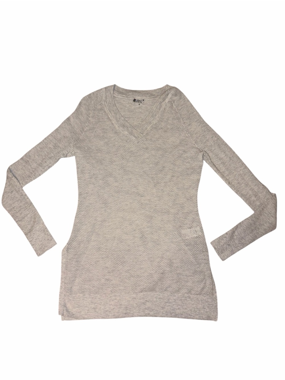 Smartwool Everyday Exploration Tunic Sweater Ash Heather Gray Wool Cotton Medium
